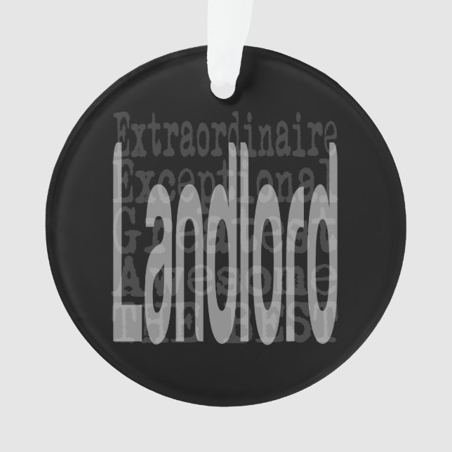 Ornamento Landlord Extraordinaire (Frente)
