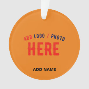 Ornamento LARANJA ESCURA PERSONALIZADA MODERNA DE na moda VE