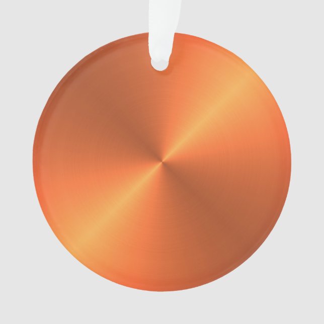 Ornamento Laranja Rust Shine (Frente)
