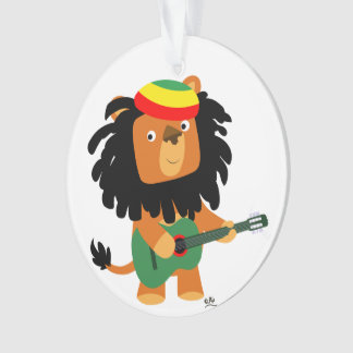 Ornamento Leão de Cartoon Gato de Zion Arnament