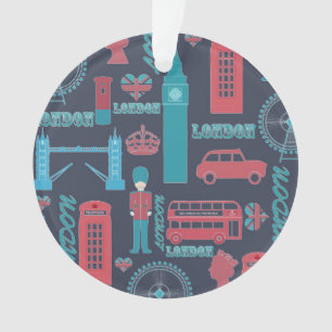 Ornamento Legal padrão de ilustrações da Trendy Vintage L