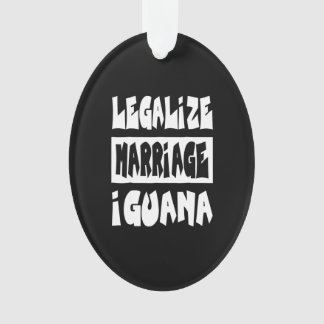 Ornamento Legalizar casamento Iguana