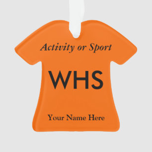 Ornamento Lembrança da letra de time do colégio da faculdade