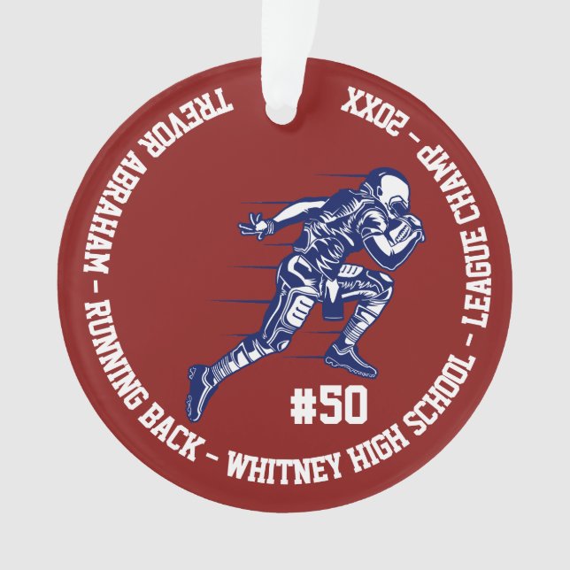 Ornamento Lembrança superior de graduação da memória do (Frente)