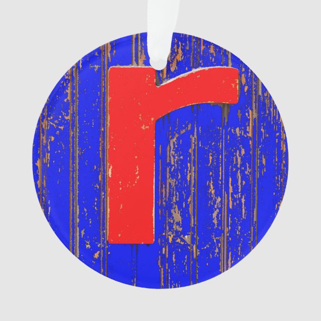 Ornamento Letra r (Frente)