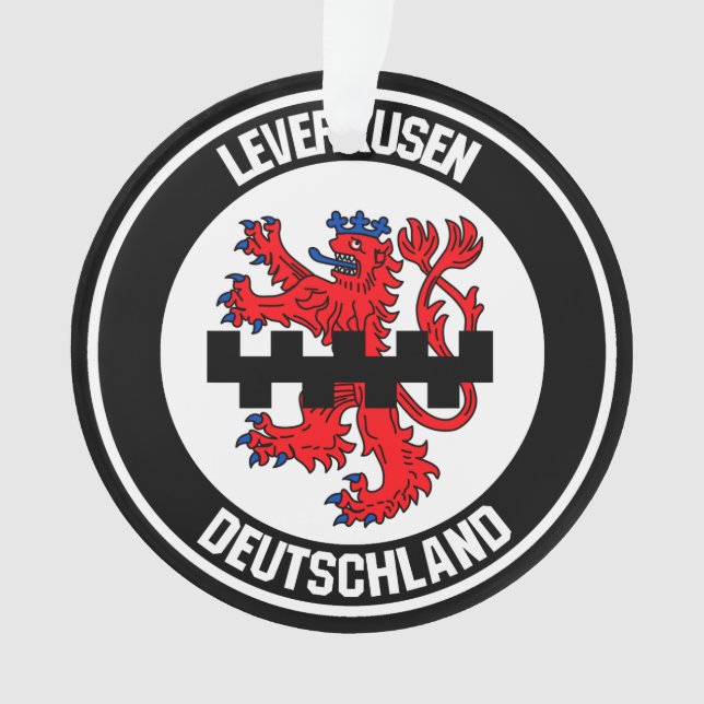 Ornamento Leverkusen Round Emblem (Frente)