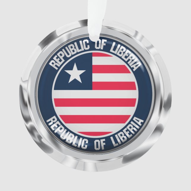Ornamento Libéria Round Emblem (Frente)