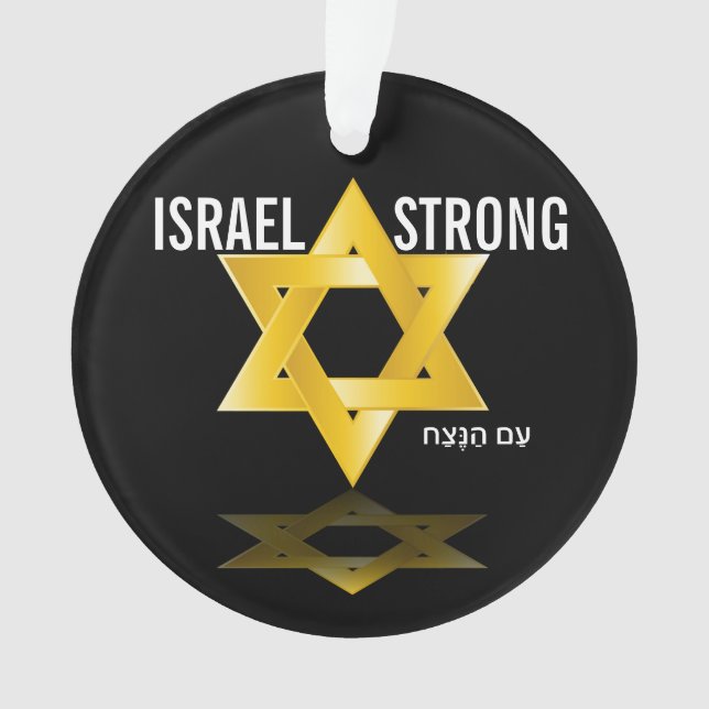 Ornamento Linda Estrela de David (Frente)