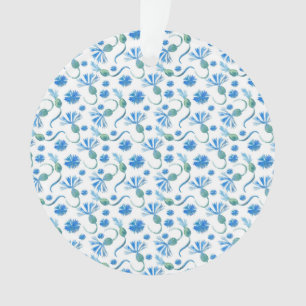 Ornamento Linda Watercolor Blue