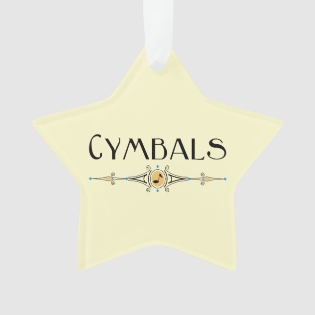 Ornamento Linha Decorativa do Cymbals (Frente)