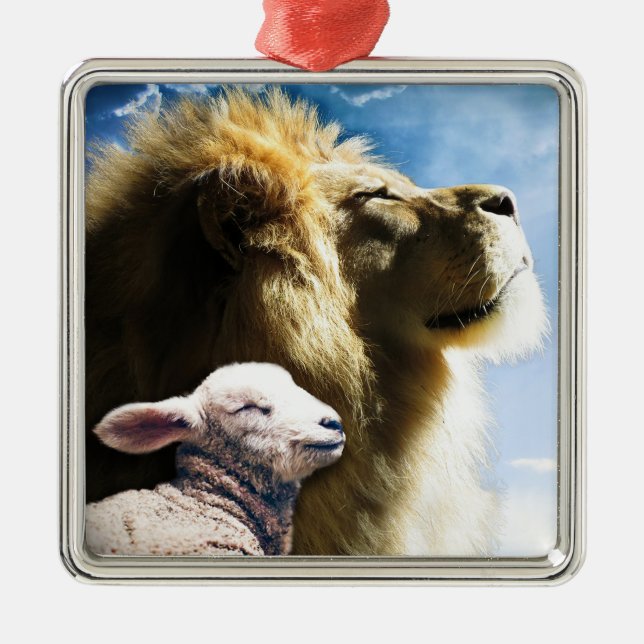 Ornamento Lion e Lamb (Frente)