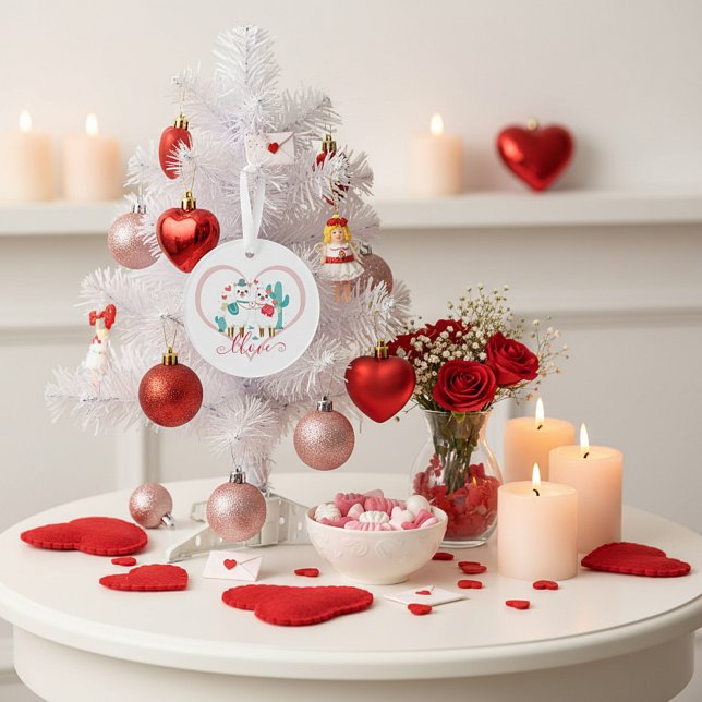 Ornamento Llama em Amor  (Criador carregado)