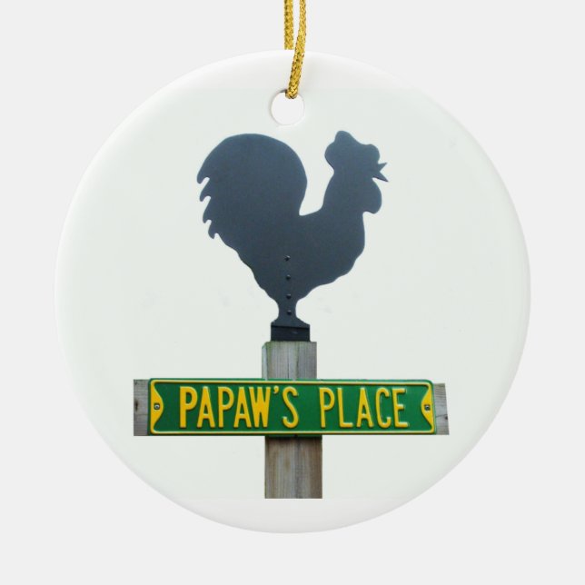 Ornamento Local de Papaw (Frente)