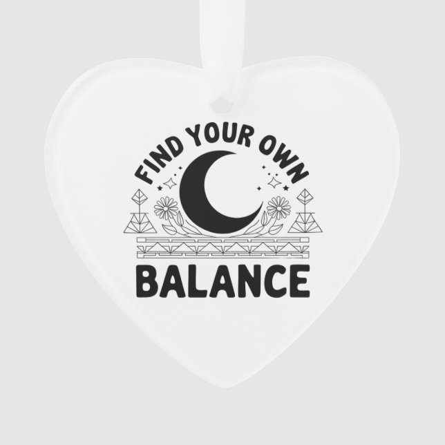 Ornamento Localizar seu próprio saldo (Frente)