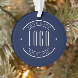 Ornamento logotipo de empresa personalizado moderno negócio