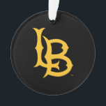 Ornamento Logotipo do Long Beach State<br><div class="desc">Confira esses designs da Universidade Estadual da Califórnia em Long Beach! Mostre seu Orgulho Estadual da Califórnia com esses novos produtos da Universidade. Estes são os presentes perfeitos para o estudante de Long Beach, antigos alunos, família, amigo ou fã na sua vida. Todos esses produtos Zazzle são personalizáveis com seu...</div>