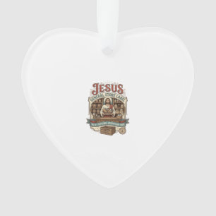 Ornamento Loja Jesus Geral Etiqueta Loja Jesus Geral Fé Cris