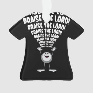 Ornamento Louvado Senhor Emoji