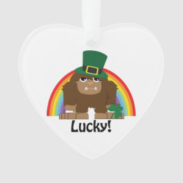 Ornamento Lucky Bigfoot Leprechaun