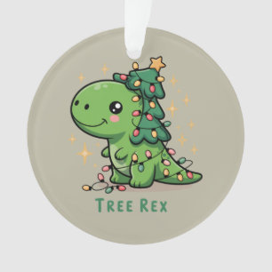 Ornamento Luz de Dinossauro de Natal Festa Engraçada Árvore 