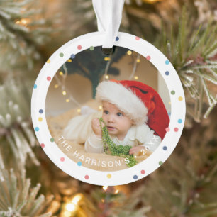 Ornamento Luzes Coloridas Modernas Foto