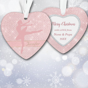 Ornamento Luzes das estrelas cor-de-rosa