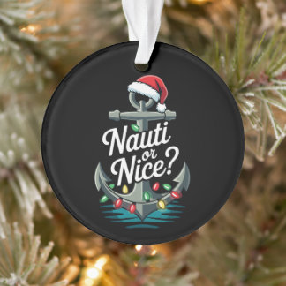 Ornamento Luzes de Âncora de Natal ou Lindo Chapéu de Papai