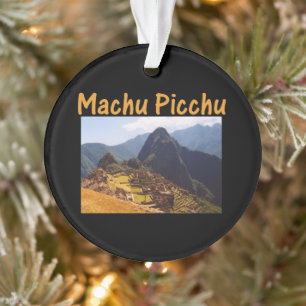 Ornamento Machu Picchu Ruins Peru Sunrise