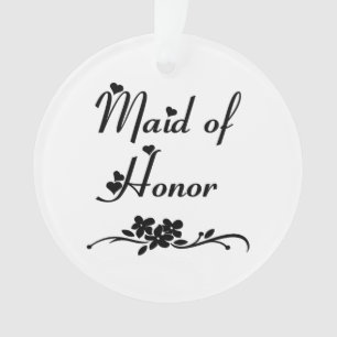 Ornamento Madrinha de casamento clássica