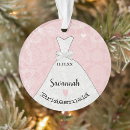 Ornamento Madrinha de casamento ou Flor Única De Bridesmaid