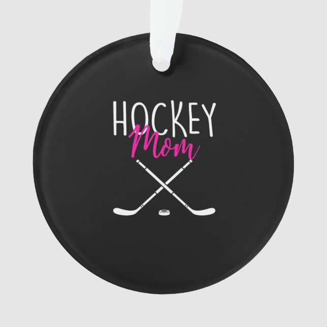 Ornamento Mãe de Hockey (Frente)