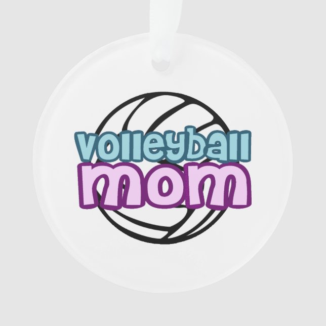 Ornamento Mãe de Voleibol (Frente)