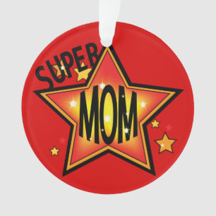 Ornamento Mãe Mãe Super Estrela Natal Orn 2