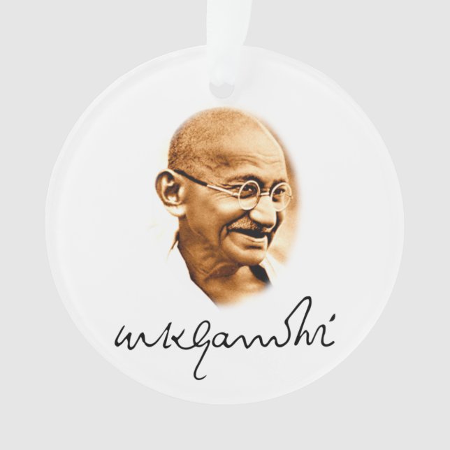 Ornamento Mahatma Gandhi (Frente)