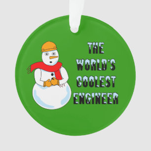 Ornamento Mais Legal Engenheiro Boneco de Neve
