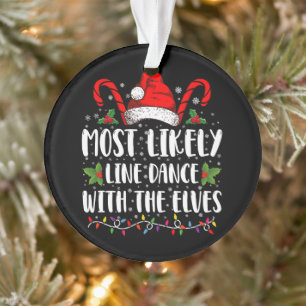 Ornamento Mais Provável É Que A Dança Estenda Com O Natal Do