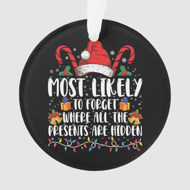 Ornamento Mais Provável Para Esquecer Onde Estão Todos Os Pr (Frente)