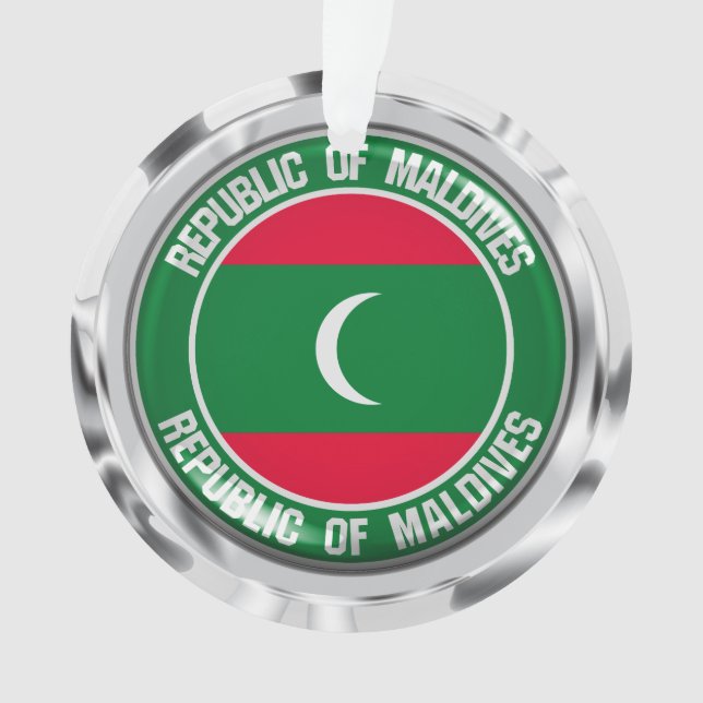 Ornamento Maldivas Round Emblem (Frente)