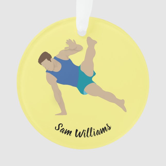 Ornamento Male Gymnast (Frente)