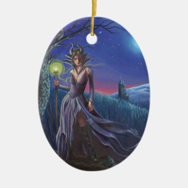 Ornamento Maleficent da Bela Adormecida do (Frente)