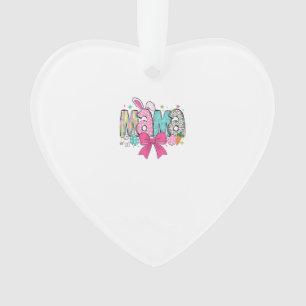 Ornamento Mama Mini Páscoa Combinando Mama Bunny Dia de Pásc