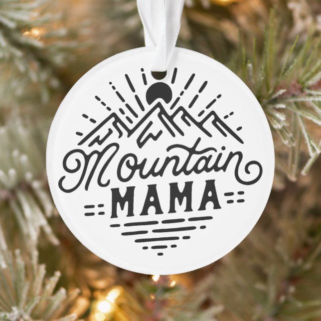 Ornamento Mama retro boho (Árvore)