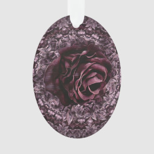 Ornamento Mandala de Rosa 