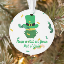 Mantenha um chapéu no seu Pote Dourado em um