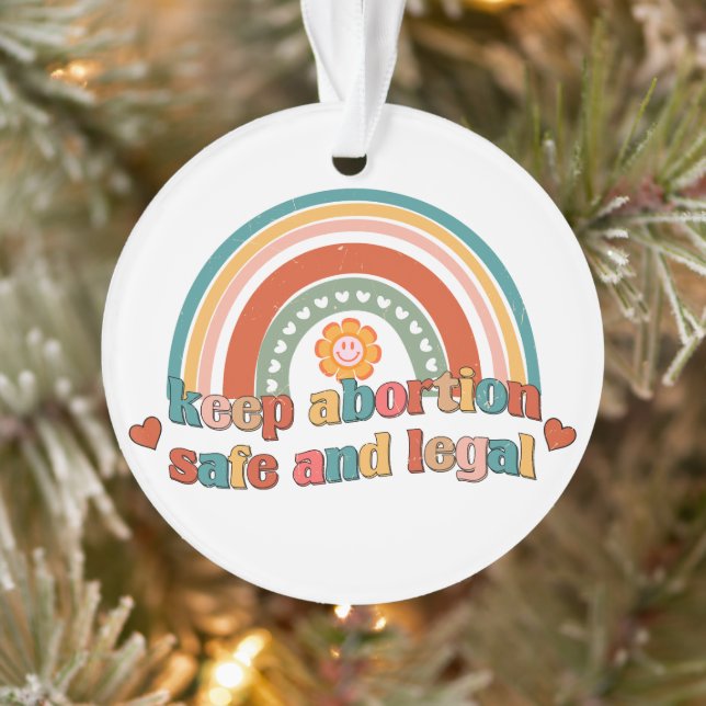 Ornamento Manter O Aborto Seguro E Legal (Árvore)