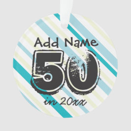 Ornamento Manutenção personalizada de 50º aniversário