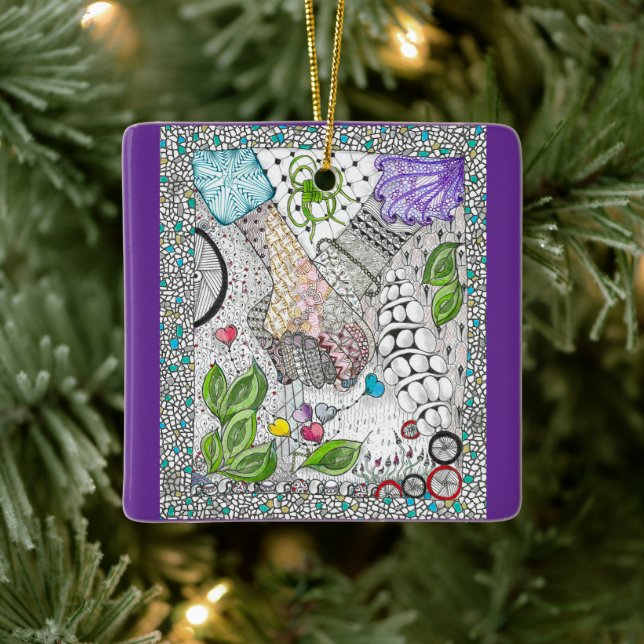 Ornamento Mãos Sobre Corações (Árvore)