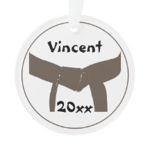 Marcial Arts Brown Belt Datado