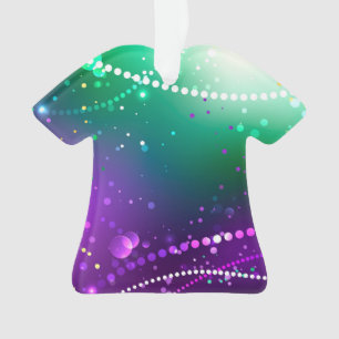 Ornamento Mardi Gras Festivo Purple Background