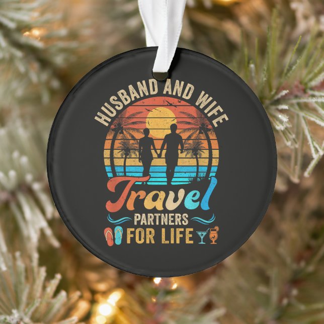 Ornamento Marido e Mulher Parceiros de Viagem para a Vida Pr (Árvore)